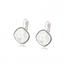 Auskari ar palieliem mirdzošiem  Swarovski kristāliem